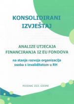 Konsolidirani izvještaj Analize utjecaja financiranja iz EU fondova