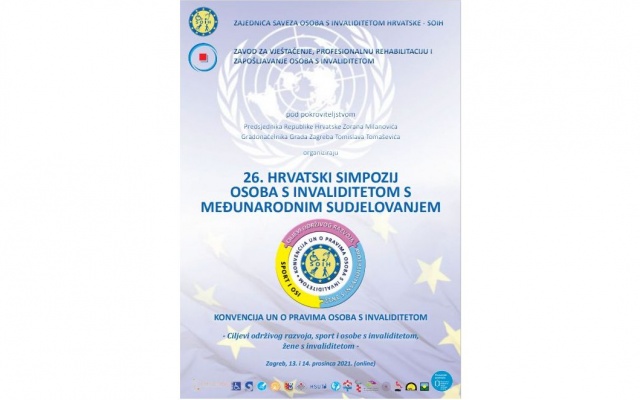 26. hrvatski simpozij osoba s invaliditetom s međunarodnim sudjelovanjem