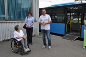 Edukacije vozača tramvaja i autobusa „Zajedno do izjednačavanja mogućnosti“  o komunikaciji s osobama s invaliditetom u javnom gradskom prijevozu, u suradnji sa Zagrebačkim električnim tramvajem