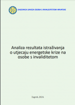 Analiza rezultata istraživanja o utjecaju energetske krize na osobe  s invaliditetom