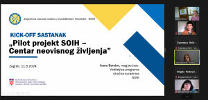 PILOT PROJEKT SOIH - CENTAR NEOVISNOG ŽIVLJENJA, NASTAVLJA...