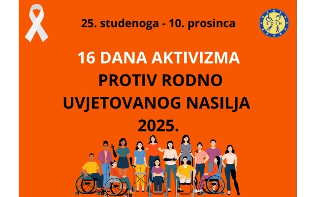 16 dana aktivizma protiv rodno uvjetovanog nasilja – 2025.