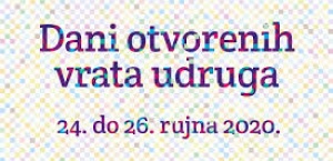 OBAVIJEST O NOVOM TERMINU DANA OTVORENIH VRATA UDRUGA 2020.