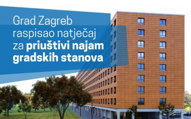 Grad Zagreb raspisao natječaj za priuštivi najam gradskih stanova