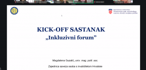 Kick-off sastanak Programa „Inkluzivni forum“