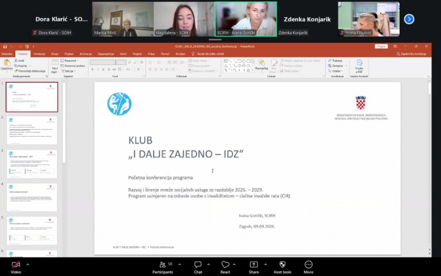 Predstavnici SOIH-a prisustvovali Početnoj konferenciji programa „I dalje zajedno – IDZ“