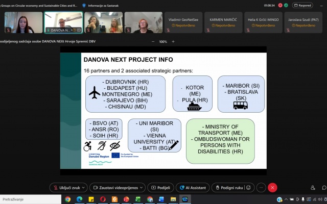 SOIH sudjelovao na online sastanku za jačanje sinergija i kapitalizaciju projekata u okviru EUSDR
