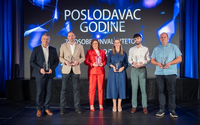 Dodijeljena priznanja „Poslodavac godine za osobe s invaliditetom 2025.