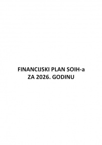 Financijski plan SOIH-a za 2026