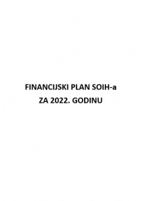 Financijski plan za 2022. godinu
